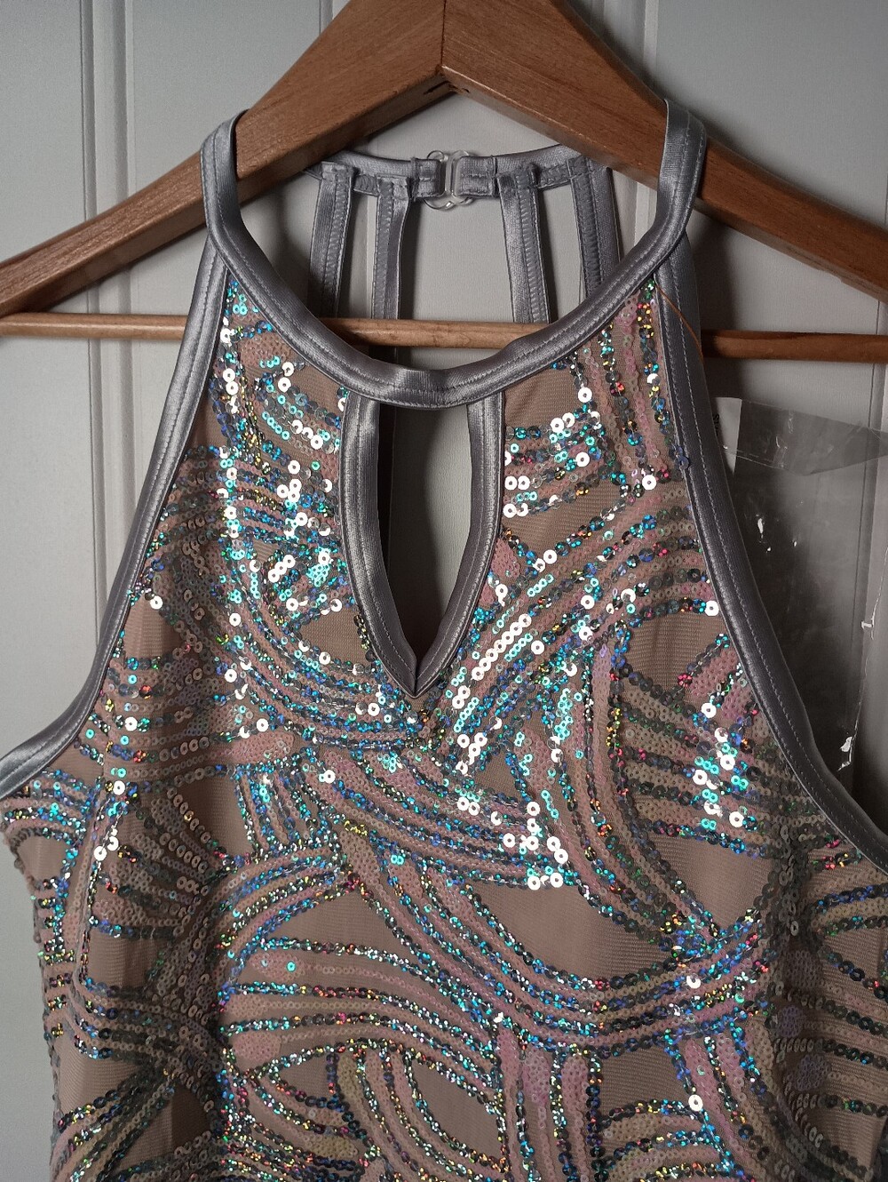 Weissman Costumes- 1920's Inspired Sequin Fringe Dance/Party Jumper- Size XS/S - Picture 3 of 9